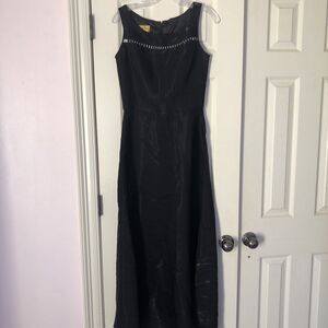 RARE Vintage Jessica McClintock Sz‎ 8 Black Gothic Whimsigoth Y2K  Dress